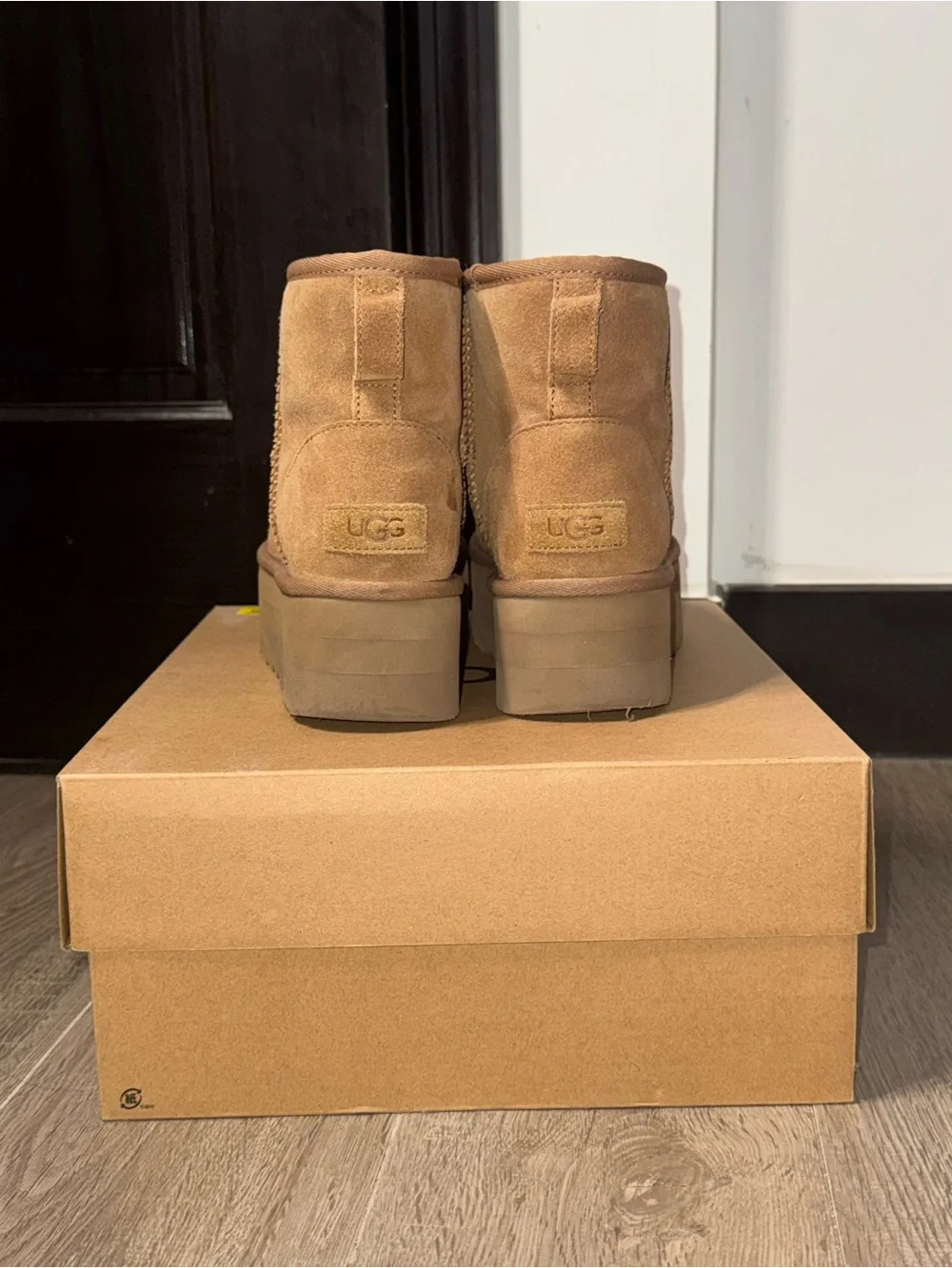 UGG Women's Classic Mini Platform Boot, Chestnut